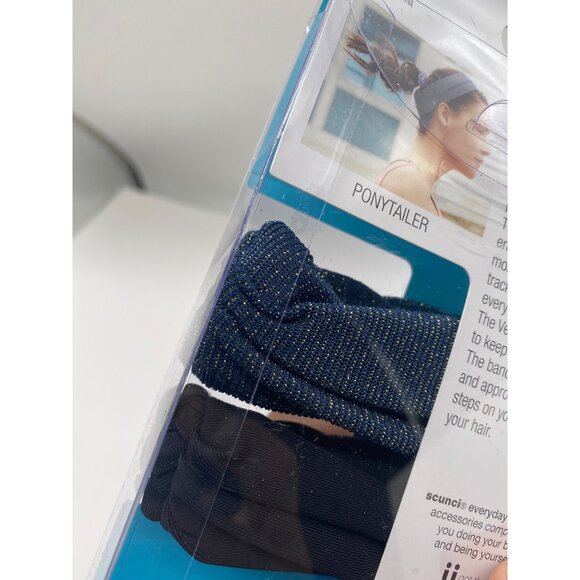Scunci Everyday & Active Fashionably Fit 2 in 1 hair +wrist band 20455-A - Picture 5 of 9